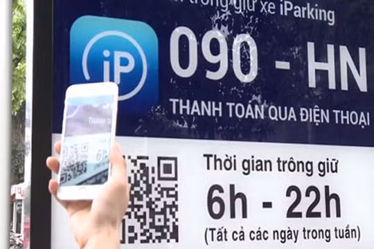 Ứng dụng iParking được Hà Nội triển khai thí điểm từ ngày 1/5/2017 đến 1/8/2017.