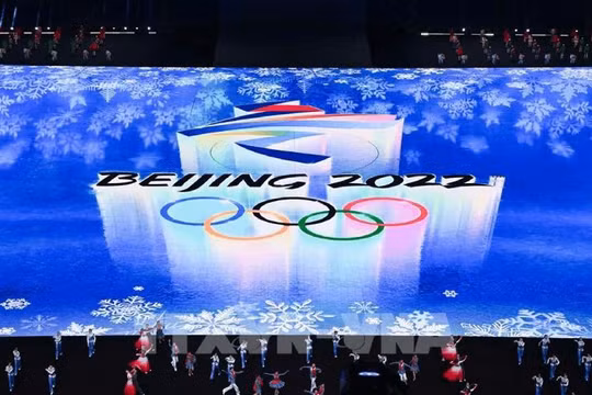 Thế vận hội Mùa đông 2022 diễn ra ở Trung Quốc từ ngày 4–20 tháng 2 năm 2022. Ảnh màn hình.