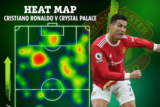 Ronaldo chỉ 2 lần nổ súng trong 12 trận đấu dưới thời HLV Rangnick. Ảnh AT.