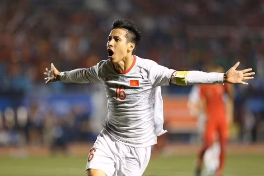 Tân đội trưởng của đội tuyển Việt Nam. Ảnh VFF