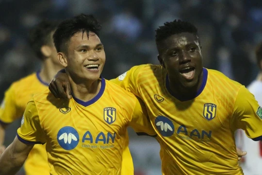 Xuân Mạnh đã thi đấu đầy ấn tượng. Ảnh SL