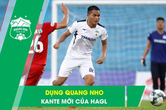 Dụng Quang Nho là cái tên nổi bật nhất trong đoàn quân HLV Đinh Thế Nam ở giải U23 Đông Nam Á vừa qua. Ảnh HAFC.