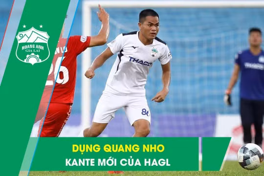 Dụng Quang Nho là cái tên nổi bật nhất trong đoàn quân HLV Đinh Thế Nam ở giải U23 Đông Nam Á vừa qua. Ảnh HAFC.