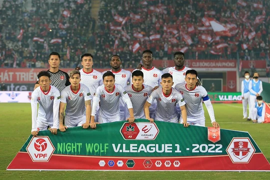 Hải Phòng đang có sự khởi đầu như mơ. Ảnh VPF.