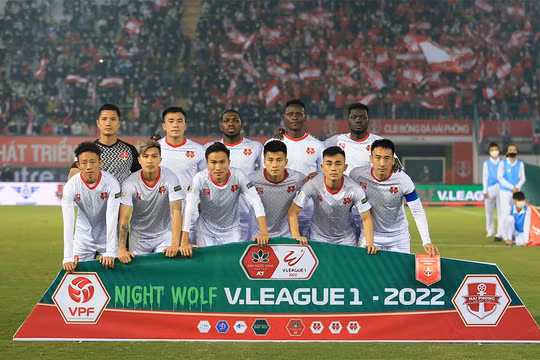 Hải Phòng đang có sự khởi đầu như mơ. Ảnh VPF.