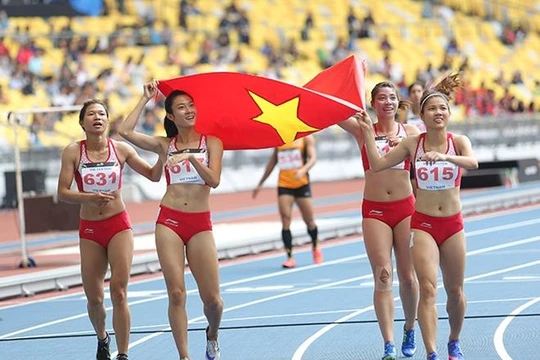 Các cô gái Vàng Việt Nam. Ảnh TTXVN