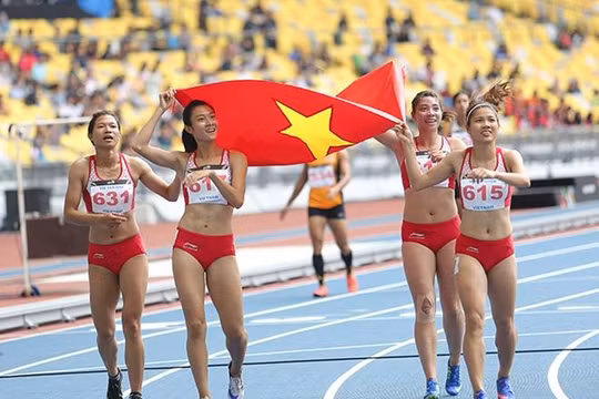 Các cô gái Vàng Việt Nam. Ảnh TTXVN