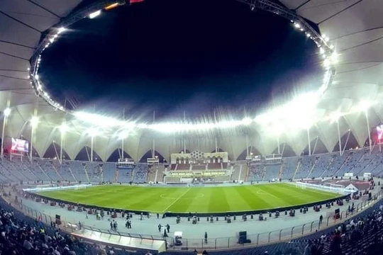 Người dân Ả rập Saudi đã được chứng kiến trận cầu đỉnh cao của bóng đá châu Âu. Ảnh AP.