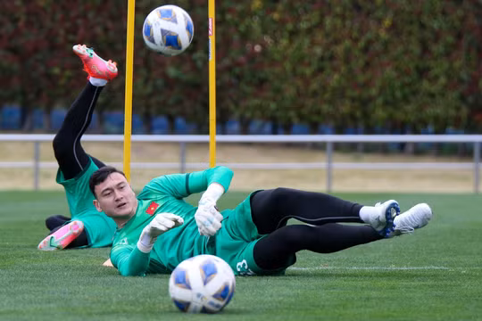 Văn Lâm đã trở lại. Ảnh VFF.