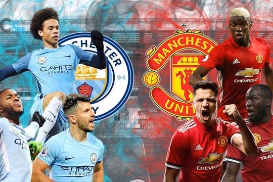 23 giờ 30 ngày 6/3/2020 sẽ diễn ra trận derby thành Manchester . Ảnh AT.
