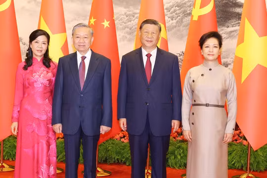 Lễ đón Tổng Bí thư, Chủ tịch nước Tô Lâm và Phu nhân tại Thủ đô Bắc Kinh
