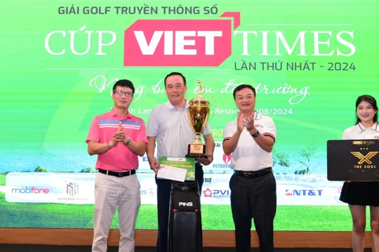 Golfer Hoàng Quân vô địch Giải golf Truyền thông số Cúp VietTimes