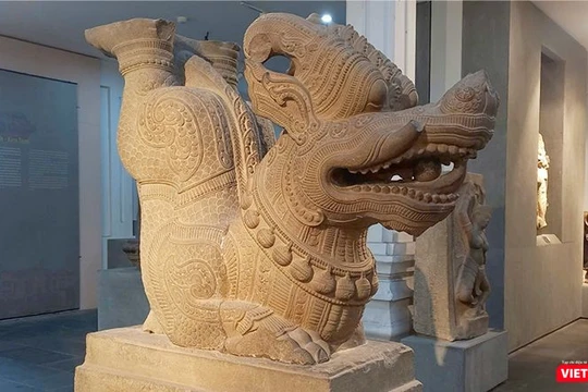 Phù điêu Uma Chánh Lộ (Quảng Ngãi) vừa được công nhận Bảo vật Quốc gia năm 2024.