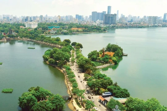 Quận Tây Hồ nhìn từ trên cao