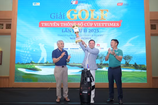 Golfer Hồng Hải vô địch Giải golf Truyền thông số Cúp VietTimes lần II 2025