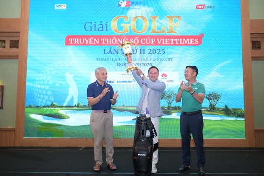 Golfer Hồng Hải vô địch Giải golf Truyền thông số Cúp VietTimes lần II 2025