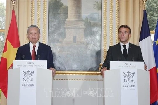 Tuyên bố chung về việc nâng cấp quan hệ lên Đối tác chiến lược toàn diện giữa Việt Nam, Pháp