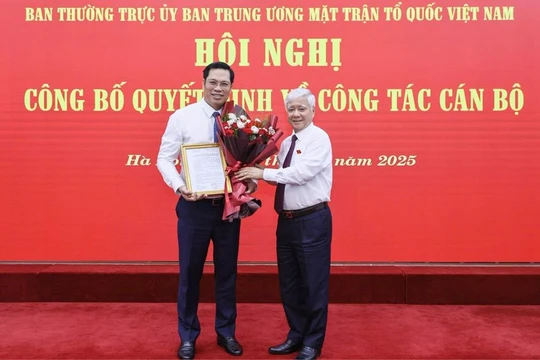 Bí thư Huyện ủy Đô Lương giữ chức Thư ký Chủ tịch Ủy ban Trung ương MTTQ Việt Nam