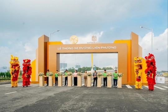 Thông xe đường Liên Phường, kết nối giao thông cửa ngõ phía Đông TPHCM