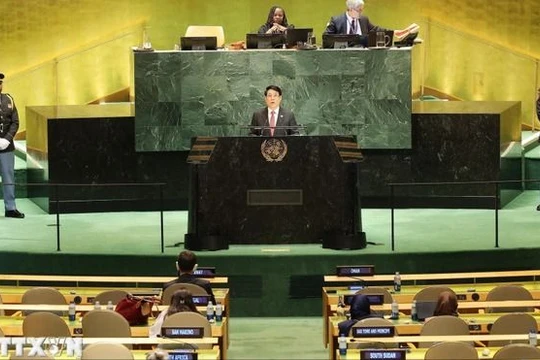 Chủ tịch nước Lương Cường: Tôn vinh giá trị của hòa bình, chuyển đổi để kiến tạo tương lai bền vững