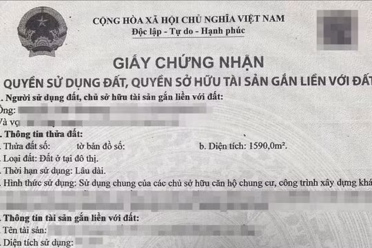 Bản sao sổ đỏ
