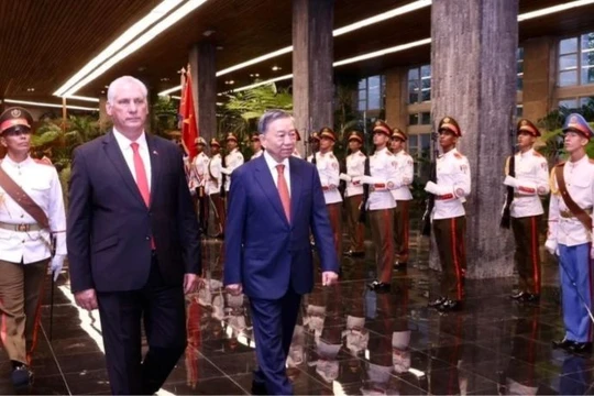 Cuba tổ chức trọng thể lễ đón Tổng Bí thư, Chủ tịch nước Tô Lâm