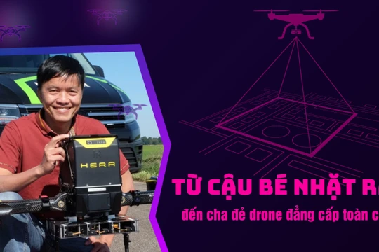 Từ cậu bé nhặt rác đến cha đẻ drone đẳng cấp toàn cầu