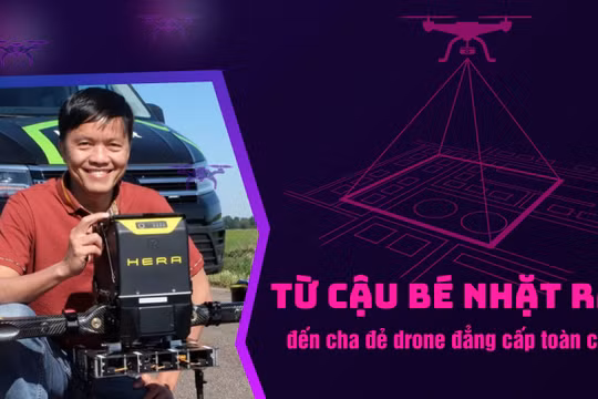 Từ cậu bé nhặt rác đến cha đẻ drone đẳng cấp toàn cầu