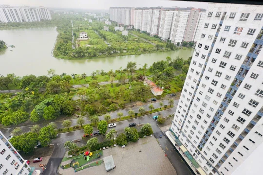 Hình ảnh "khu đô thị xanh" ở Hà Nội trước và sau khi bị bão Yagi tàn phá kinh hoàng