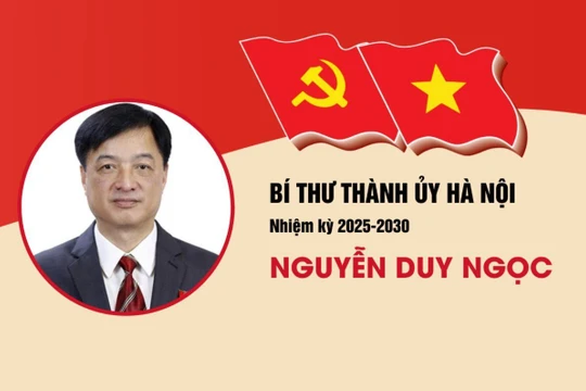 Infographic: Chân dung tân Bí thư Thành ủy Hà Nội Nguyễn Duy Ngọc