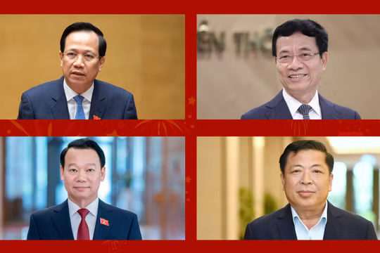 Infographic: Chân dung 4 bộ trưởng bộ mới sau sắp xếp bộ máy Chính phủ