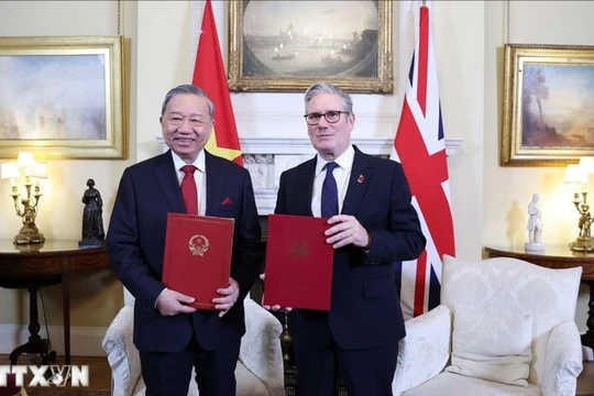 Tuyên bố chung nâng cấp quan hệ Việt Nam-Anh lên Đối tác Chiến lược toàn diện