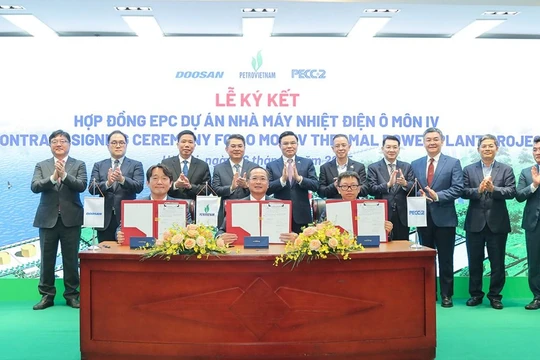 Ký kết hợp đồng EPC Dự án Nhà máy nhiệt điện Ô Môn IV: Bước tiến chiến lược của Petrovietnam