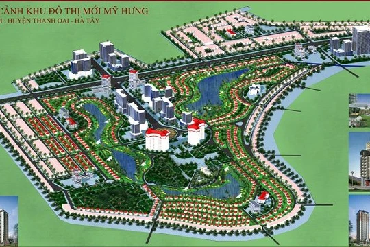 Phối cảnh Khu đô thị Mỹ Hưng-Cienco5. 