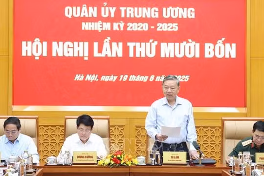 Tổng Bí thư Tô Lâm chủ trì Hội nghị Quân ủy Trung ương lần thứ mười bốn