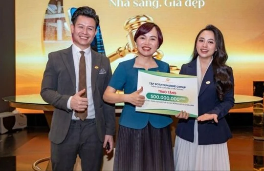 Sunshine Group livestream BĐS, giảm 1 tỷ đồng cho khách, trích 500 triệu đồng/phiên làm thiện nguyện