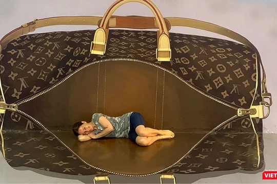 Một tác phẩm ấn tượng tại Bảo tàng tranh 3D ở Đà Nẵng