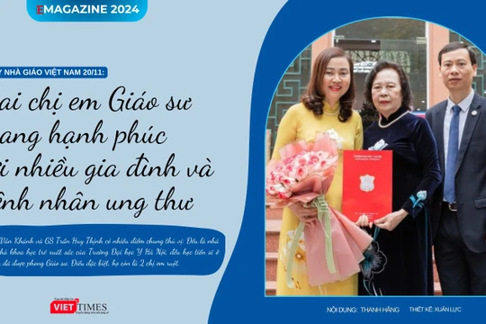 Hai chị em Giáo sư 7X mang hạnh phúc tới nhiều gia đình và bệnh nhân ung thư