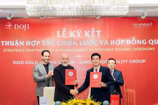 DOJI hợp tác với Sunset Hospitality Group: Bước đột phá trải nghiệm ẩm thực đẳng cấp thế giới