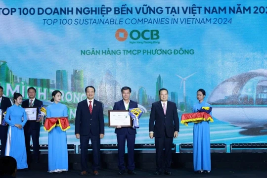 OCB lọt Top các doanh nghiệp bền vững năm 2024