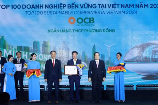 OCB lọt Top các doanh nghiệp bền vững năm 2024