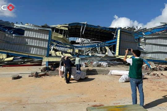 BIC đồng hành cùng khách hàng khắc phục hậu quả Bão số 13 