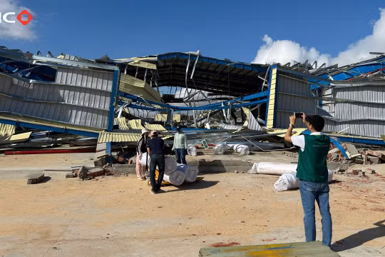 BIC đồng hành cùng khách hàng khắc phục hậu quả Bão số 13 