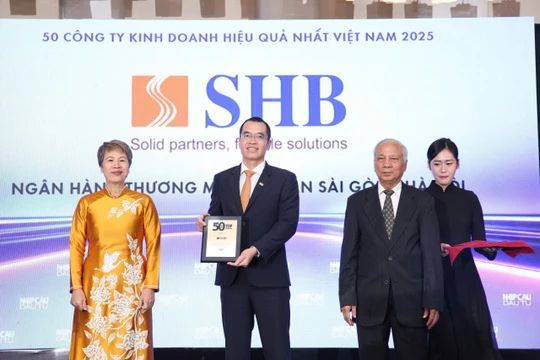 SHB khẳng định vị thế với Top 10 doanh nghiệp tư nhân có lợi nhuận tốt nhất Việt Nam
