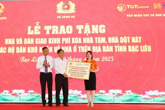 T&T Group và Ngân hàng SHB đồng hành cùng Bộ Công an xây dựng 700 nhà cho người nghèo ở Bạc Liêu