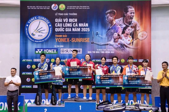 Đội tuyển cầu lông Ciputra Hanoi giành ngôi Á Quân tại giải vô địch cá nhân Quốc gia 2025