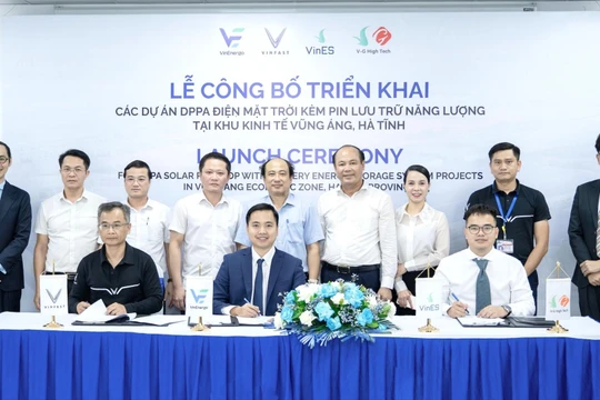  VINENERGO triển khai dự án điện mặt trời kèm pin lưu trữ cho nhà máy ô tô Vinfast 