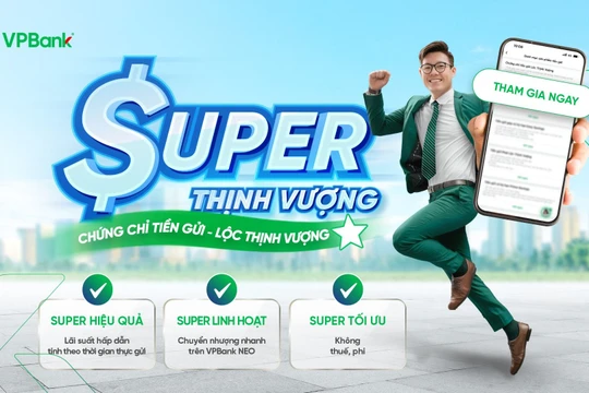 VPBank ra mắt Chứng chỉ tiền gửi Lộc Thịnh Vượng - giải pháp tài chính lợi suất siêu hấp dẫn 