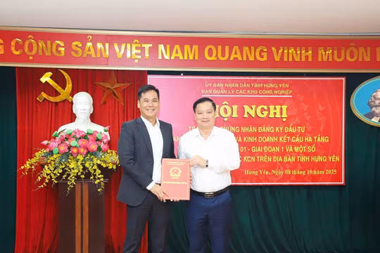 Viglacera Hưng Yên được chấp thuận chủ trương đầu tư KCN Số 01 - Giai đoạn 1