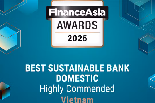 OCB khẳng định dấu ấn tại FinanceAsia Awards 2025 với giải thưởng Ngân hàng Bền vững Xuất sắc